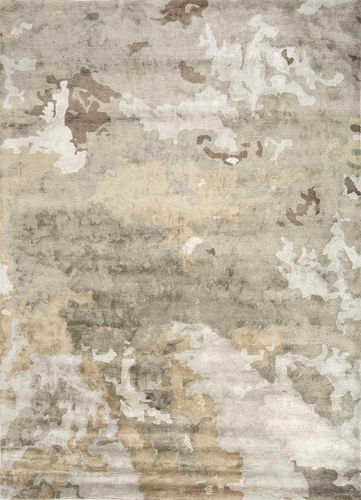  green viscose Hand Tufted Rug